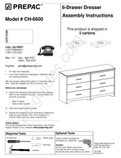 Prepac CH-6600 Instructions De Montage