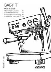 Ascaso BARCELONA BABY T Manuel De L'utilisateur