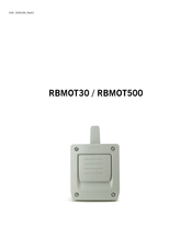 jcm-tech RBMOT500 Mode D'emploi