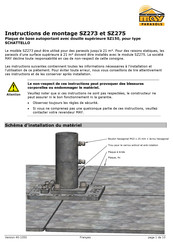 MAY PARASOLS SZ273 Instructions De Montage