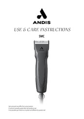 Andis SMC Instructions D'utilisation Et D'entretien
