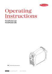 Fronius TransPocket 180 Instructions De Service