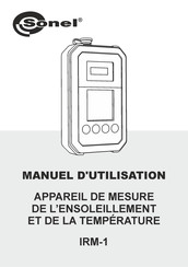 Sonel IRM-1 Manuel D'utilisation