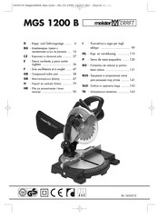 Meister MGS 1200 B Mode D'emploi