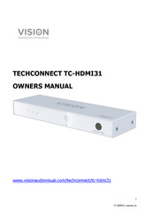 Vision TECHCONNECT TC-HDMI31 Mode D'emploi