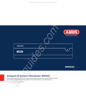 Abus NVR10030 Guide Rapide