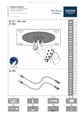 Grohe F-DIGITAL DELUXE 29 069 Instructions D'installation