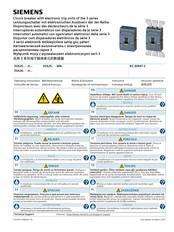 Siemens 3 Série Notice D'utilisation