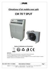S. Plus CM 70 T SPLIT Notice D'utilisation Et D'entretien