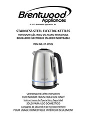 Brentwood Appliances KT-1792S Consignes De Sécurité Et De Fonctionnement