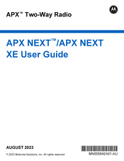 Motorola APX NEXT Mode D'emploi