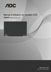 AOC I1601P Manuel D'utilisation