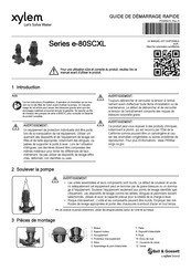 Xylem Bell & Gossett e-80SCXL Série Guide De Démarrage Rapide