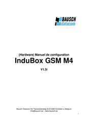 Bausch Datacom InduBox GSM M4 Manuel De Configuration