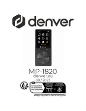 Denver MP-1820 Mode D'emploi