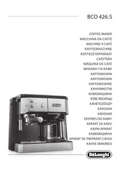 DeLonghi BCO 426.S Mode D'emploi