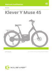 Klever Y Muse 45 2022 Manuel D'utilisation