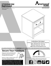 Ameriwood HOME B345759354COM9 Mode D'emploi