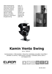 EUROM Kamin Vento Swing Manuel D'utilisation