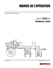 Wallenstein WX950 Manuel De L'opérateur