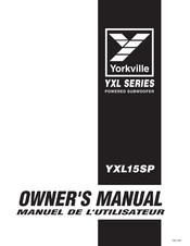 YORKVILLE YXL15SP Manuel De L'utilisateur