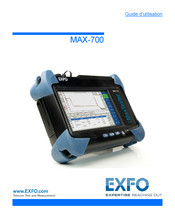 EXFO MAX-700 Guide D'utilisation