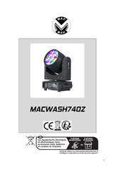 Mac Mah MACWASH740Z Mode D'emploi