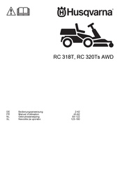 Husqvarna RC 318T AWD Manuel D'utilisation