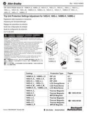 Rockwell Automation Allen-Bradley 140MG-H N Serie Mode D'emploi