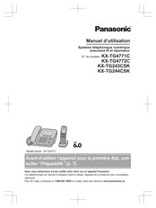Panasonic KX-TG4772C Manuel D'utilisation