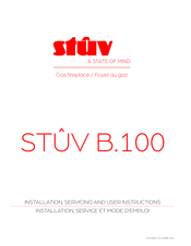 Stuv B.100 Installation, Service Et Mode D'emploi