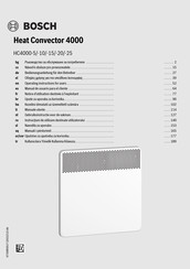Bosch HC4000-10 Notice D'utilisation Destinée À L'utilisateur