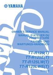 Yamaha TT-R125T Manuel D'atelier Du Proprietaire