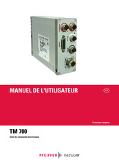 Pfeiffer Vacuum TC 400 Manuel De L'utilisateur