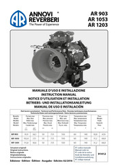 Annovi Reverberi AR 1203 Notice D'utilisation Et Installation