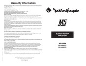 Rockford Fosgate ELEMENT READY M5-800X4 Mode D'emploi