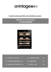 Avintage AVU53FPREMIUM Notice D'utilisation