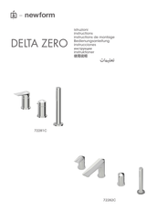 newform DELTA ZERO 72282C Instructions De Montage