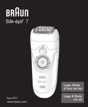 Braun Silk-epil 7 Legs & Body 7281 WD Mode D'emploi
