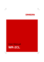 Sangean WR-2CL Mode D'emploi
