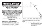 Black & Decker LGC120B Manuel D'instructions
