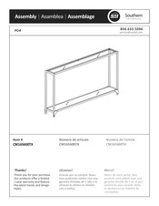 Southern Enterprises CM165600TX Instructions De Montage