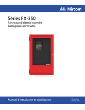 Mircom FX-350 Série Manuel D'installation Et D'utilisation