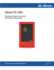 Mircom FX-350 Série Manuel De Programmation