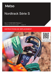 metso Nordtrack S Série Instructions