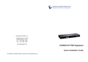 Grandstream Networks UCM6510 Guide D'installation Rapide