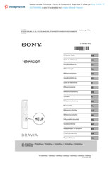 Sony BRAVIA KD-75XH9096 Guide De Référence