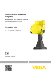 Vega VEGAPULS 69 Notice De Mise En Service Simplifiée