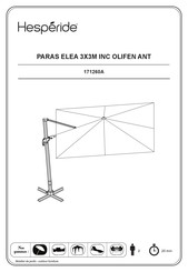 Hesperide ELEA 171260A Instructions D'entretien