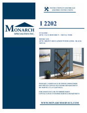 Monarch Specialties I 2202 Instructions D'assemblage